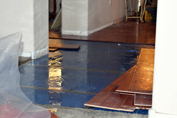 Professional Crawl Space Water Removal technician working in Netcong, NJ